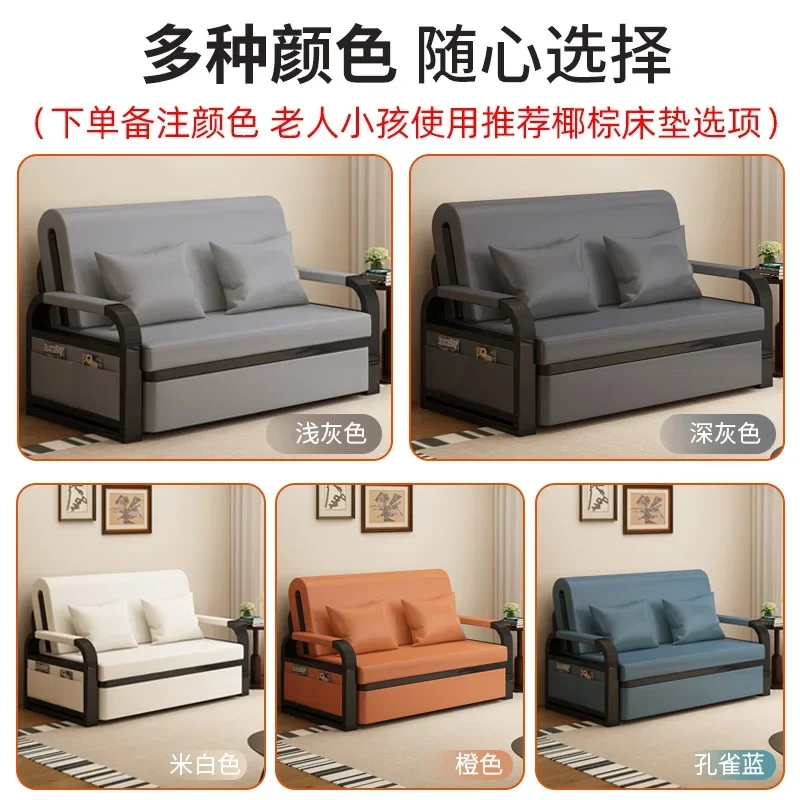 เตียงอเนกประสงค์อเนกประสงค์ เตียงพับได้ เตียงเดี่ยว คู่ อพาร์ทเมนต์ขนาดเล็ก ห้องนั่งเล่น ห้องนอน เตียงพับเก็บได้ใหม่