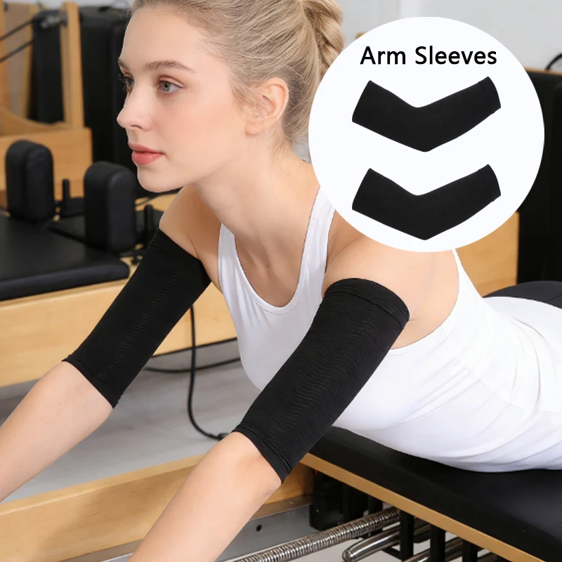 1Pair  Arm Slimming Shaper Wrap,Arm Compression Sleeve Women Weight Loss Upper Arm Shaper Helps Tone Shape Upper Arms Sleeve
