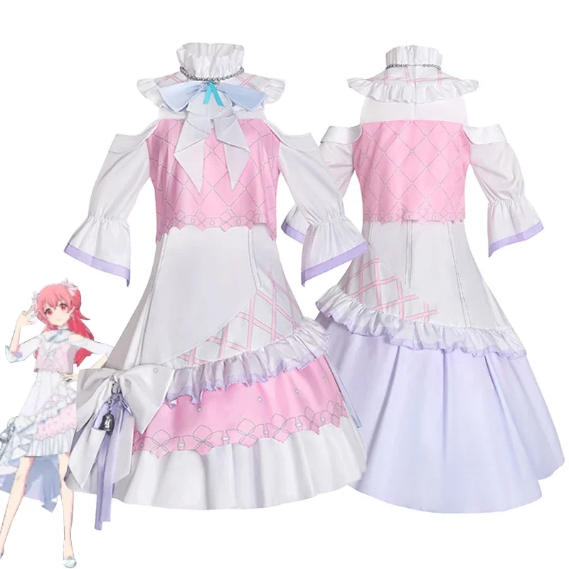 

New 2025 Anime Project Sekai Momoi Airi Cosplay Costume Girl Lolita Dress Uniform Halloween Carnival Stage Uniform Clothes