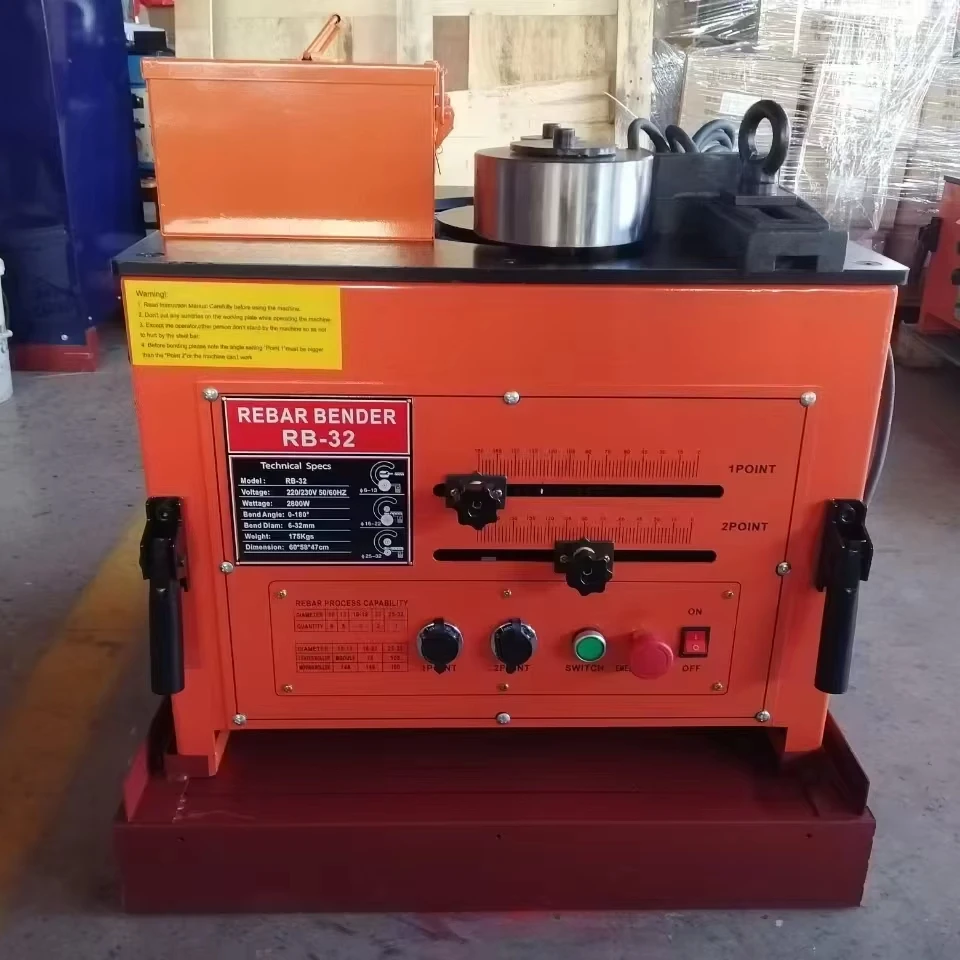 

RBC-32mm Small Size Rebar Bending Machine Portable Steel Bar Bender Steel Bar Bending Machine Portable Bending for Construction