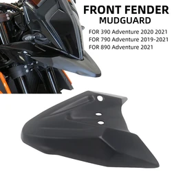 For 790 390 Adventure 2019-2021 Motorcycle Front Fender Mudguard Beak Cowl Guard Extension Wheel Cover Fairing For 890 ADV 2021