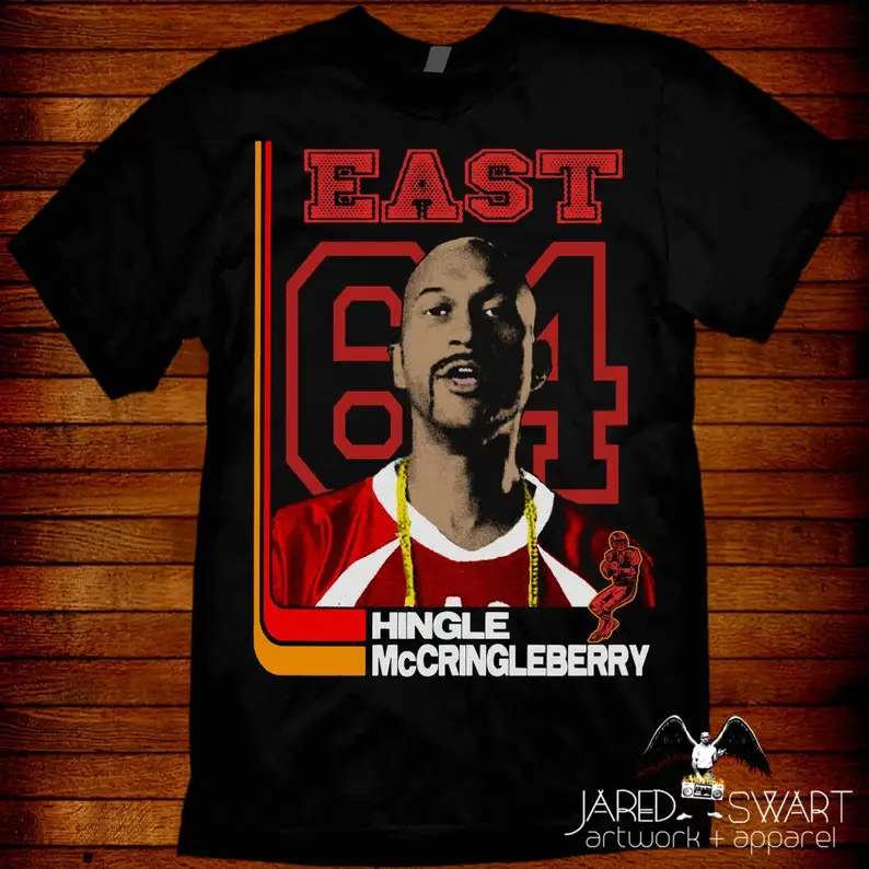 Hingle McKringleberry T-shirt Key & Peele East/West Bowl parody Tee Sizes S M L XL 2XL 3XL 4XL 5XL also in ladies fit S-2XL