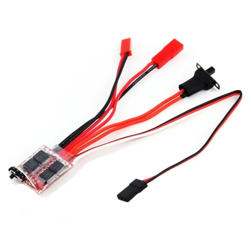 Micro ESC 20A двунаправленный матовый ESC RC электрический регулятор скорости 2S 4 ~ 8 В для мини 1/16 1/18 1/24 RC автомобиля лодка с тормозом