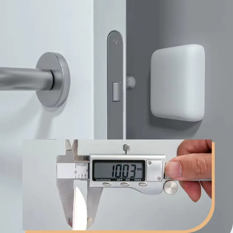 인테Square Thick Anti-collision Door Back Door Handle Cushion Shock Absorbent Gel for Home ＆ Office Walls for Stopping Wall Damage