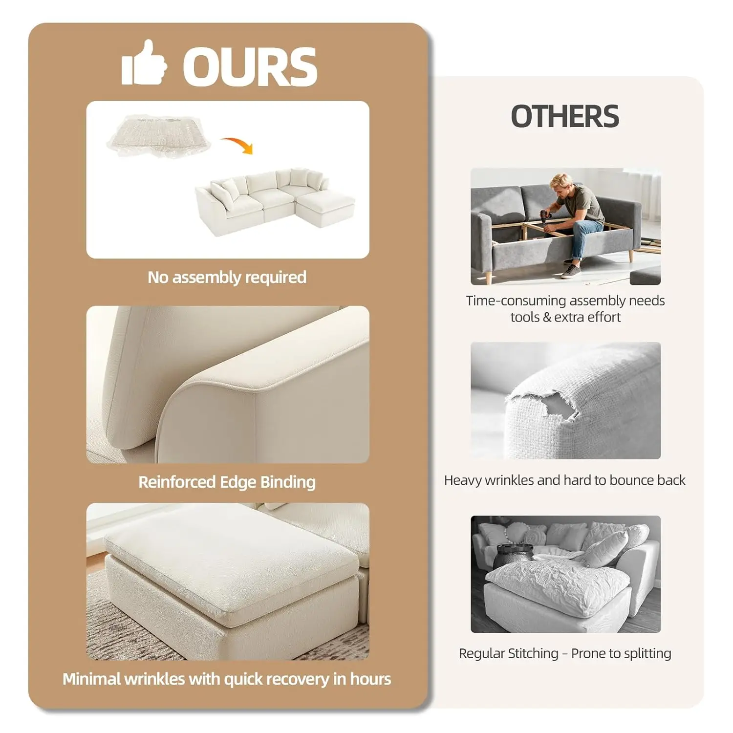 Thumbnail 3 - #34 Best Rated Modular Sectional Sofas to Buy in 2026