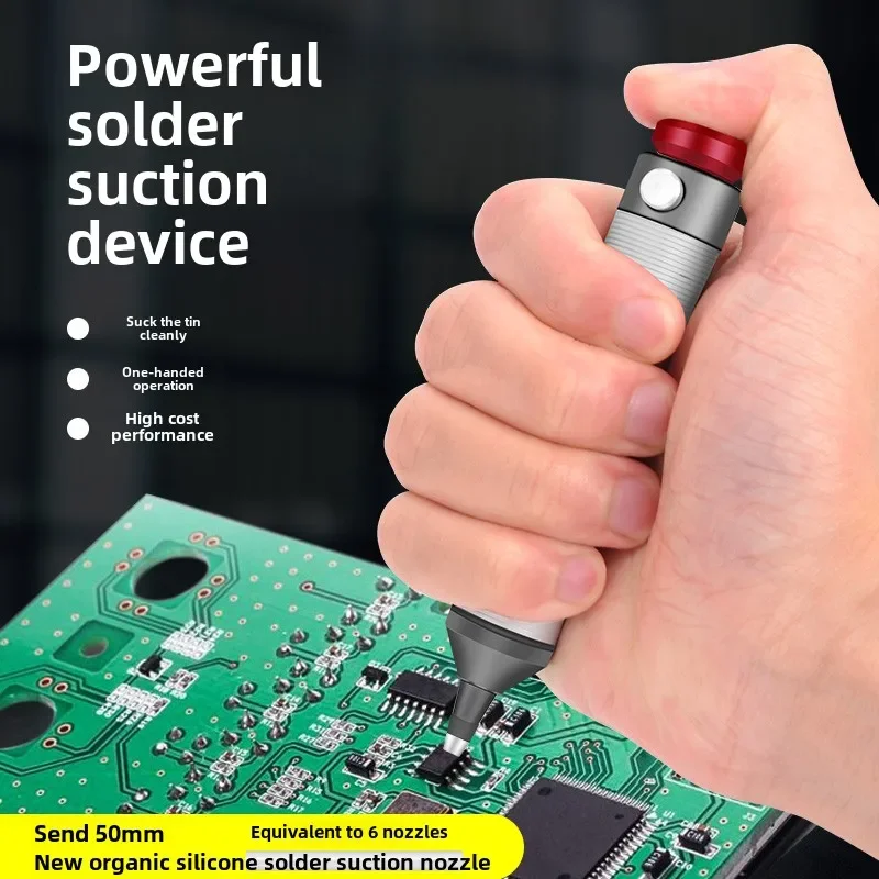 Heavy Duty Large Desoldering Pump for Efficient Soldering Iron Disassembly with Strong Vacuum Suction