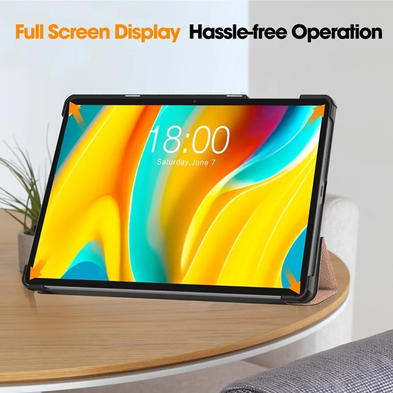 Funda inteligente para Teclast T50 Pro 11 2023, carcasa dura ligera y delgada, triple pliegue, P30s, P40HD, m40 plus Pro, P20S