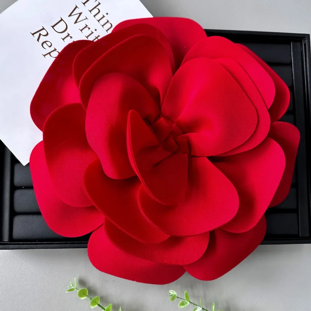 جديد 3D الصدر زهرة كبيرة الحجم DIY بروش اكسسوارات فستان الزفاف القابلة للإزالة الملابس والاكسسوارات