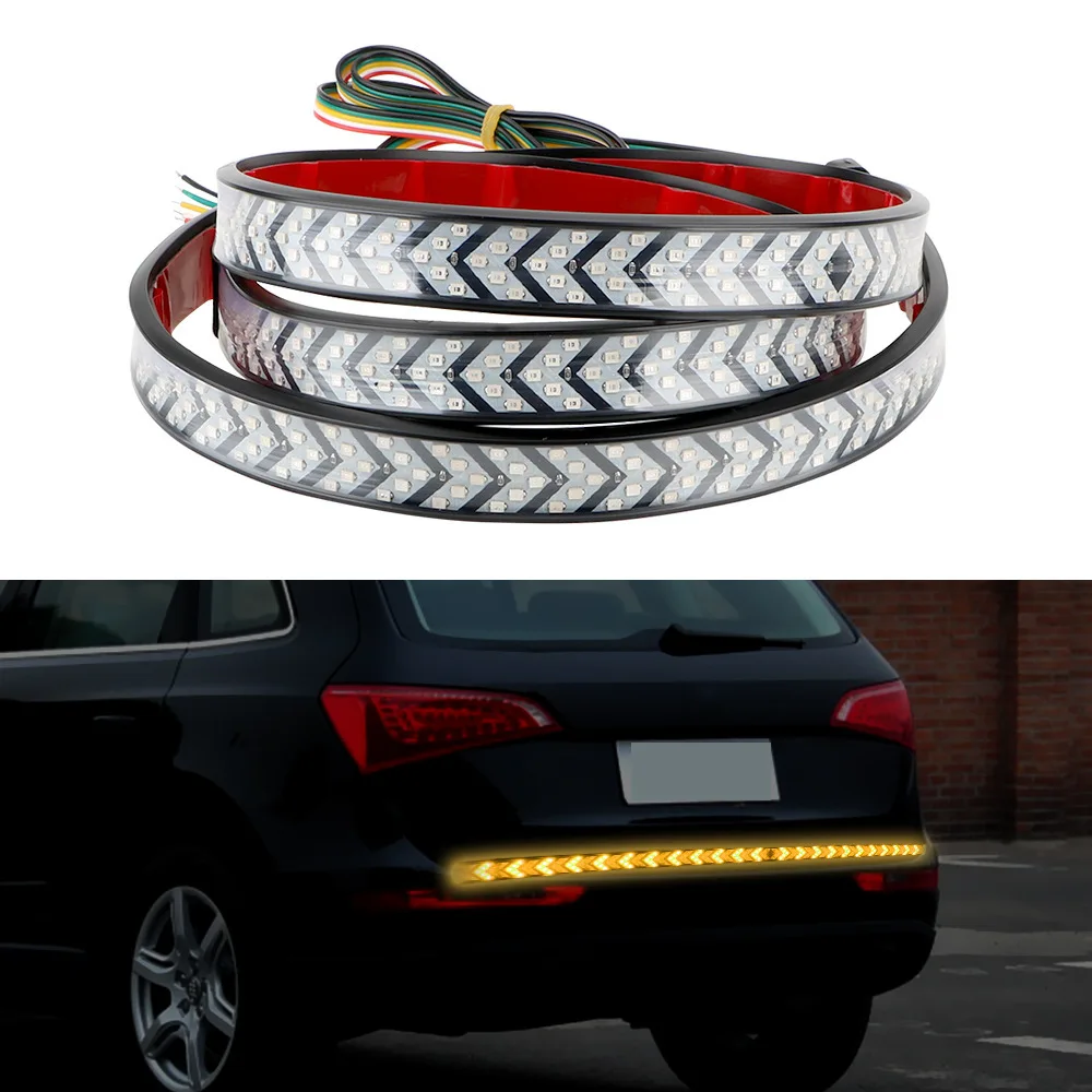 Pickup Truck Car Brake Lights LED High Mounted Brake Lights Streaming Turn Signals Scanning Gradient Multifunction Lights