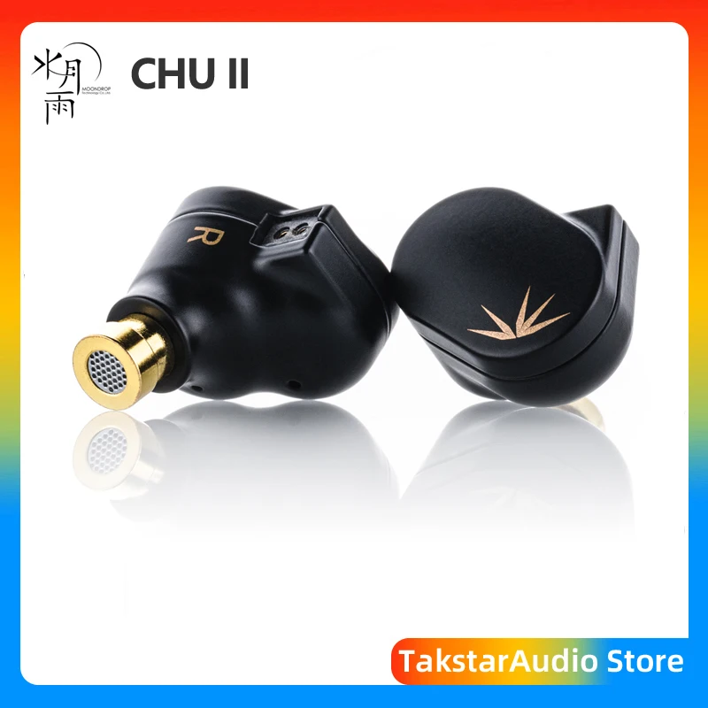 MOONDROP CHU II in-Ear Headphone High Performance Dynamic Driver IEMs 0.78mm Detachable cable Wired Headset