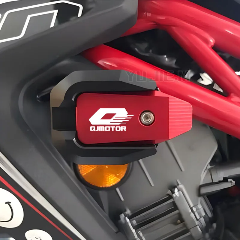 ل QJMOTOR SRK800 800 SRK SRK الساخن عالية الجودة دراجة نارية تحطم حامي CNC إطار غطاء المحرك المتزلجون