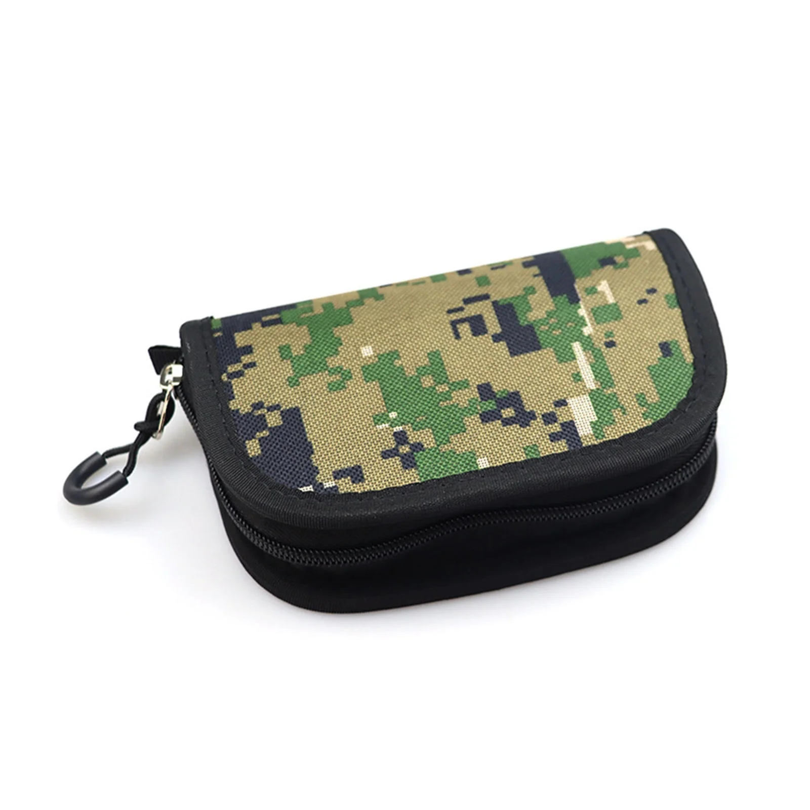 Saco de armazenamento de isca de peixe à prova dwaterproof água camuflagem impressão zíper spinner isca saco enfrentar pasta caso saco
