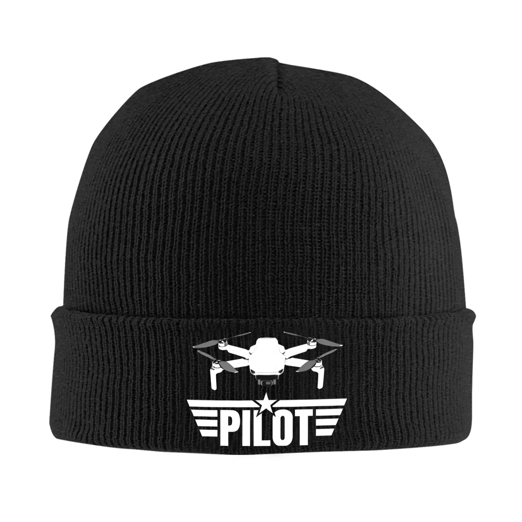 Drone Pilot for Quadcopter Knitted Caps Women Men Skullies Beanies Autumn Winter Casual Hats Acrylic FPV Racing Pilot Warm Melon