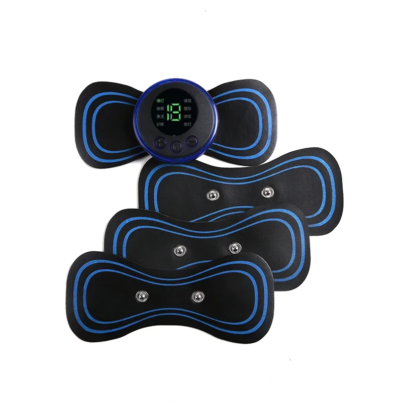 

LCD Display EMS Neck Stretcher Electric Massager 8 Mode Cervical Massage Pulse Muscle Stimulator Massager Relief Rechargeable