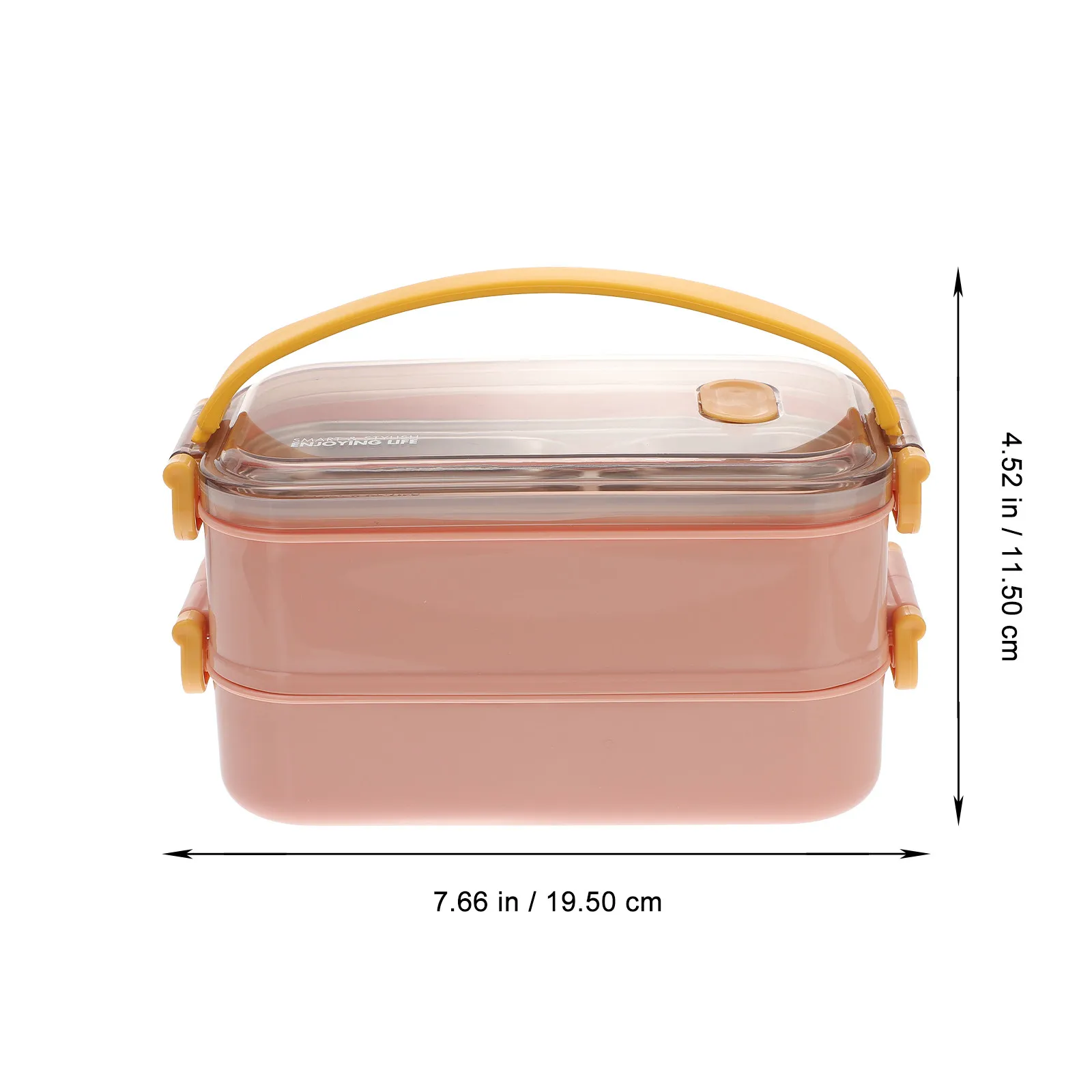 1 pcs Lunch Bento Container Box Food Portable Steel Stainless Halloween Christmas New Year Double Layer Lunch Box 1600Ml