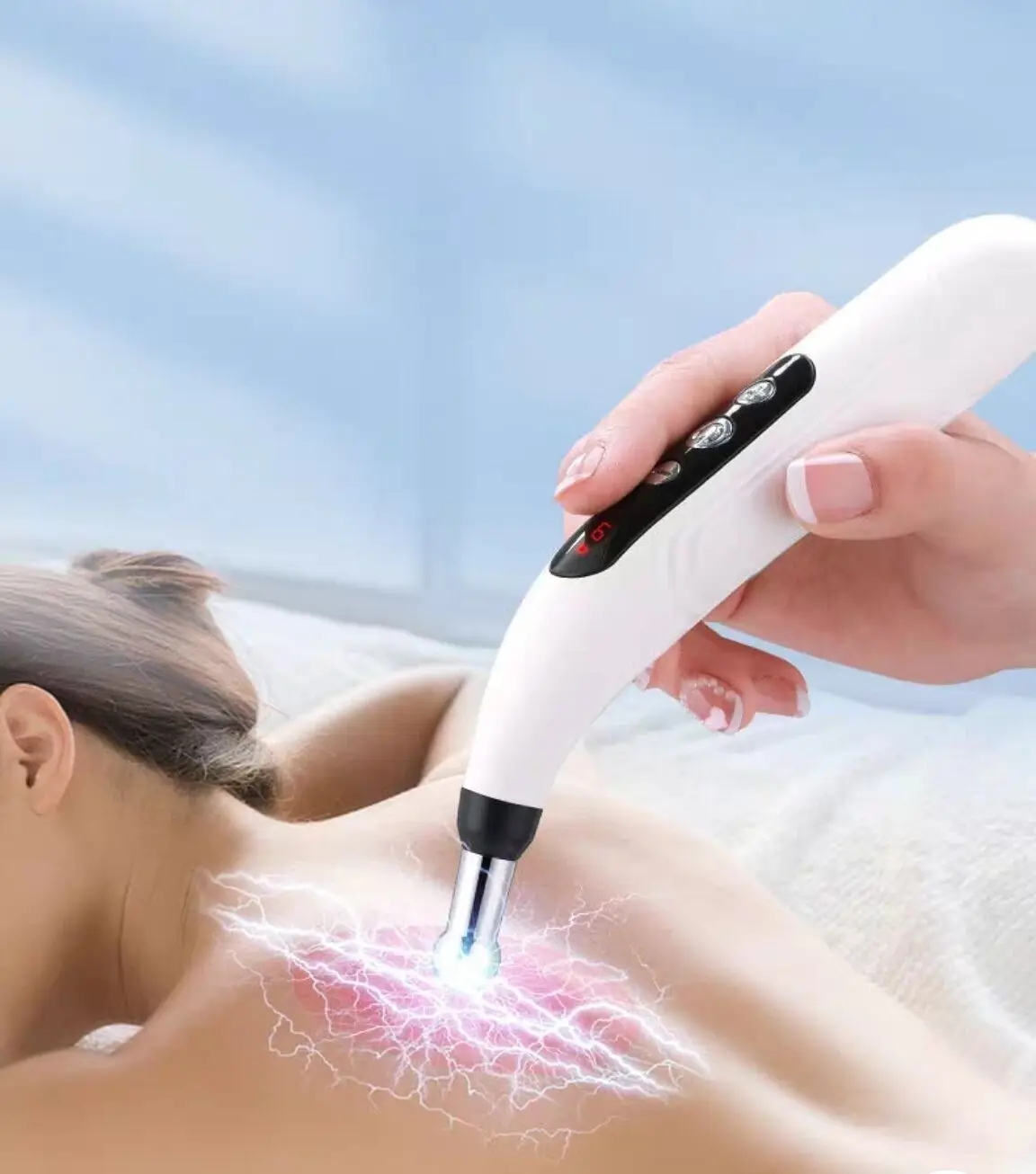 

Electronic Acupuncture Pen Electric Pain Relief Laser Accupunture Meridian Energy Massage Pen Face Neck Body Back Foot Massager