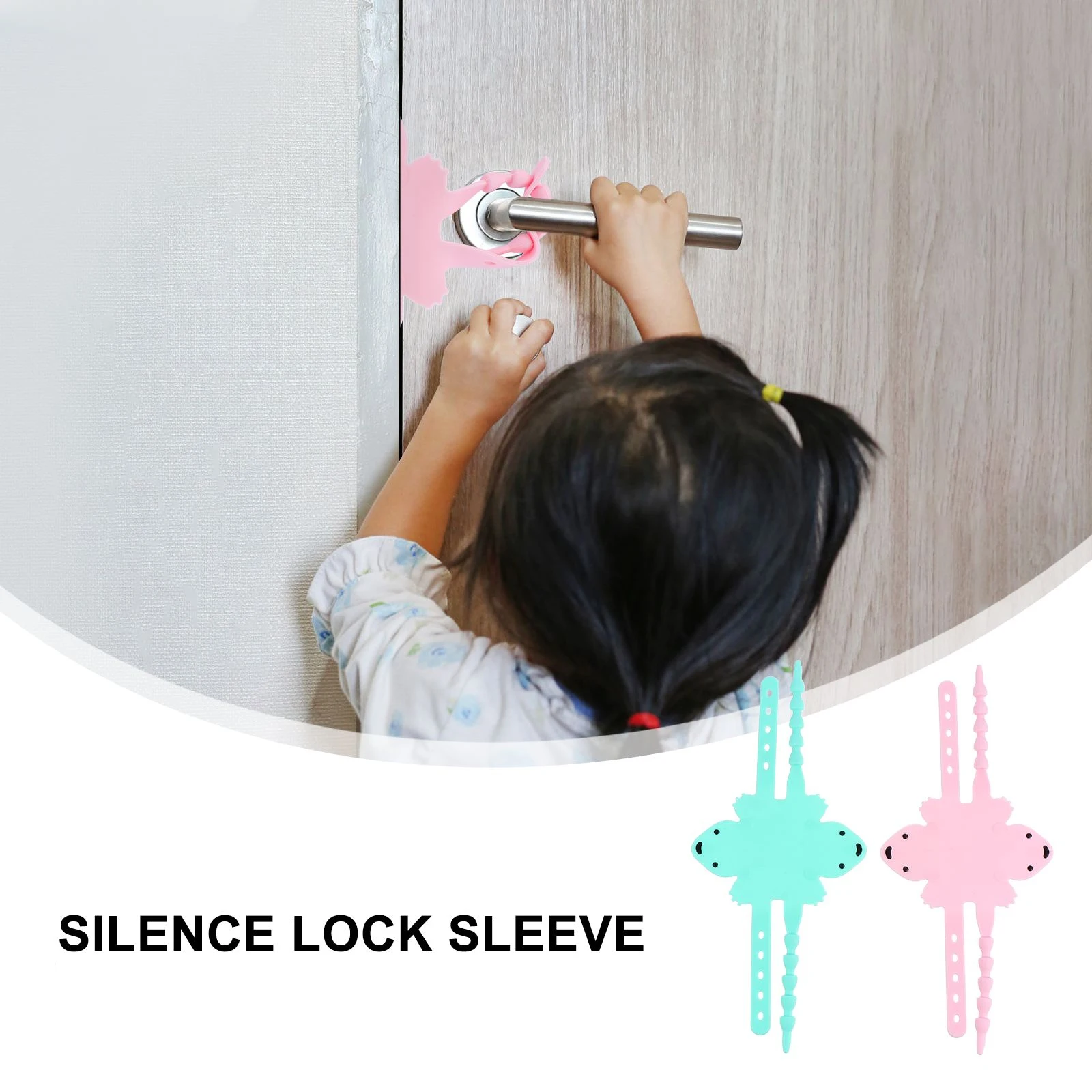 

2Pcs Door Silence Lock Cushion Baby Safety AntiSlamming Protector Cartoon Design Pinch Guard