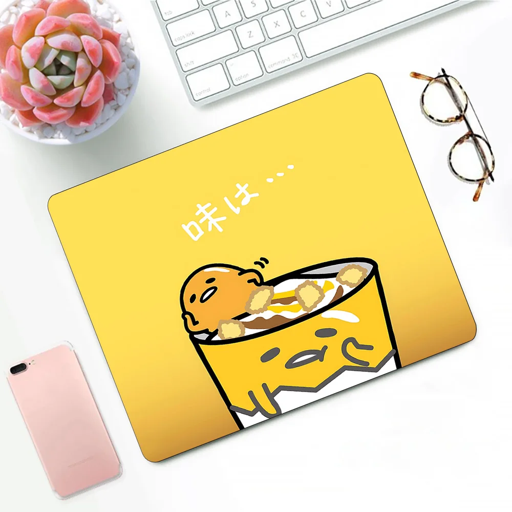 Cute Gudetamas Lazy Egg Gaming Mouse Pad XS Small Mousepad For PC Gamer Desktop Decoration Office Mouse Mat Deskmat Rug