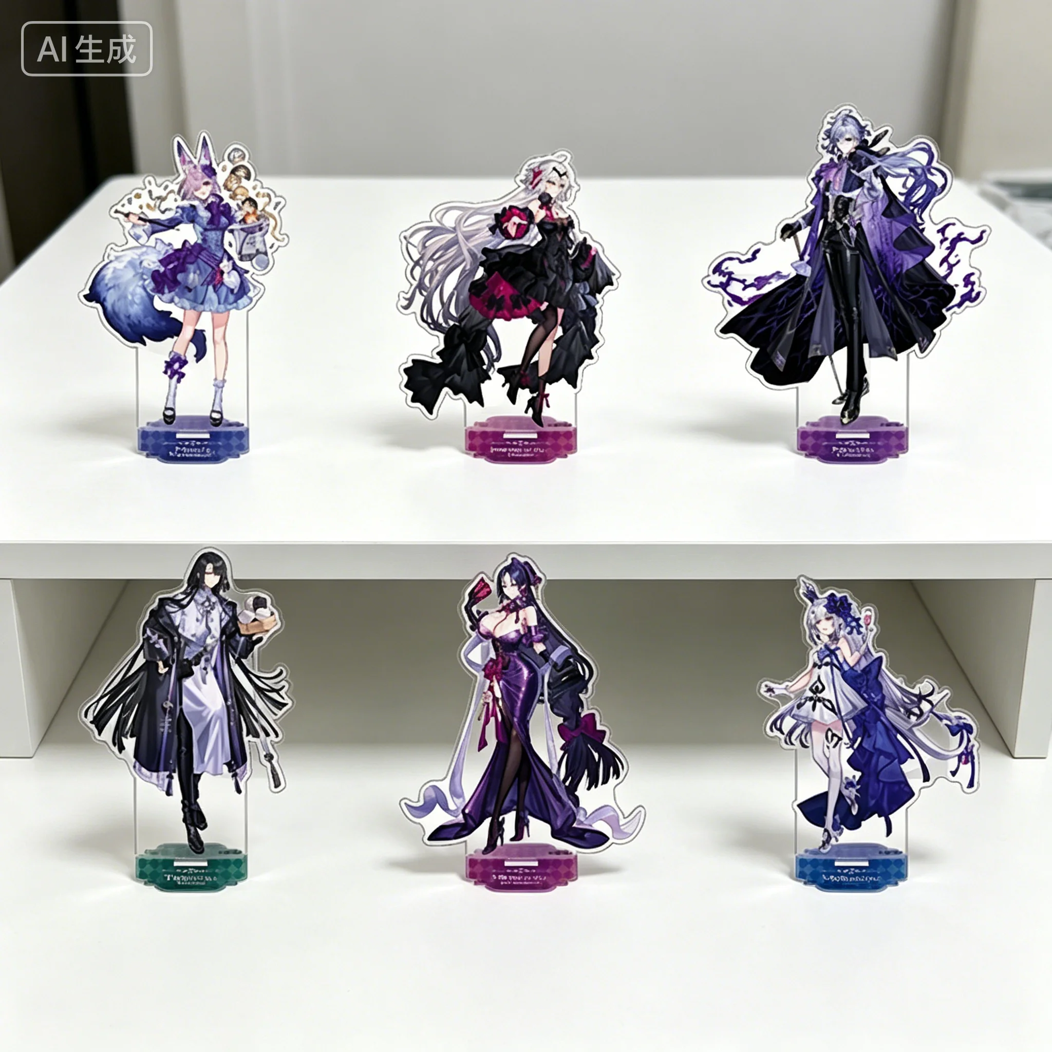 Anime Fate/Grand Order 2026 New Year Series Mash Kyrielight Acrylic Stand Model Plate Keychains Desktop Ornament