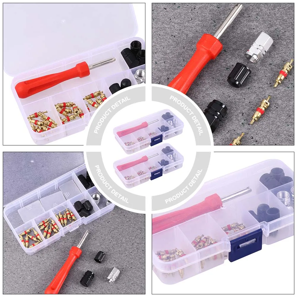 

Valve Core Wrench Set Portable Aluminum Alloy Tire Caps Bike Car Tools Ergonomic For Motorcycle Electric Vehicles
