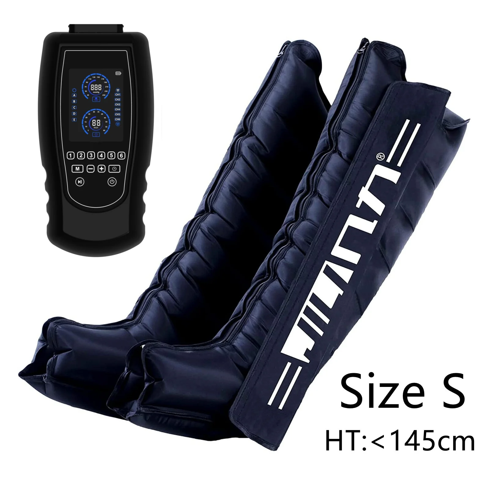 JILI Pressotherapy Air Compression Foot Massager Leg Recovery Boots Lymphatic Drainage Machine Relax Physiotherapy 6 Chambers image 3