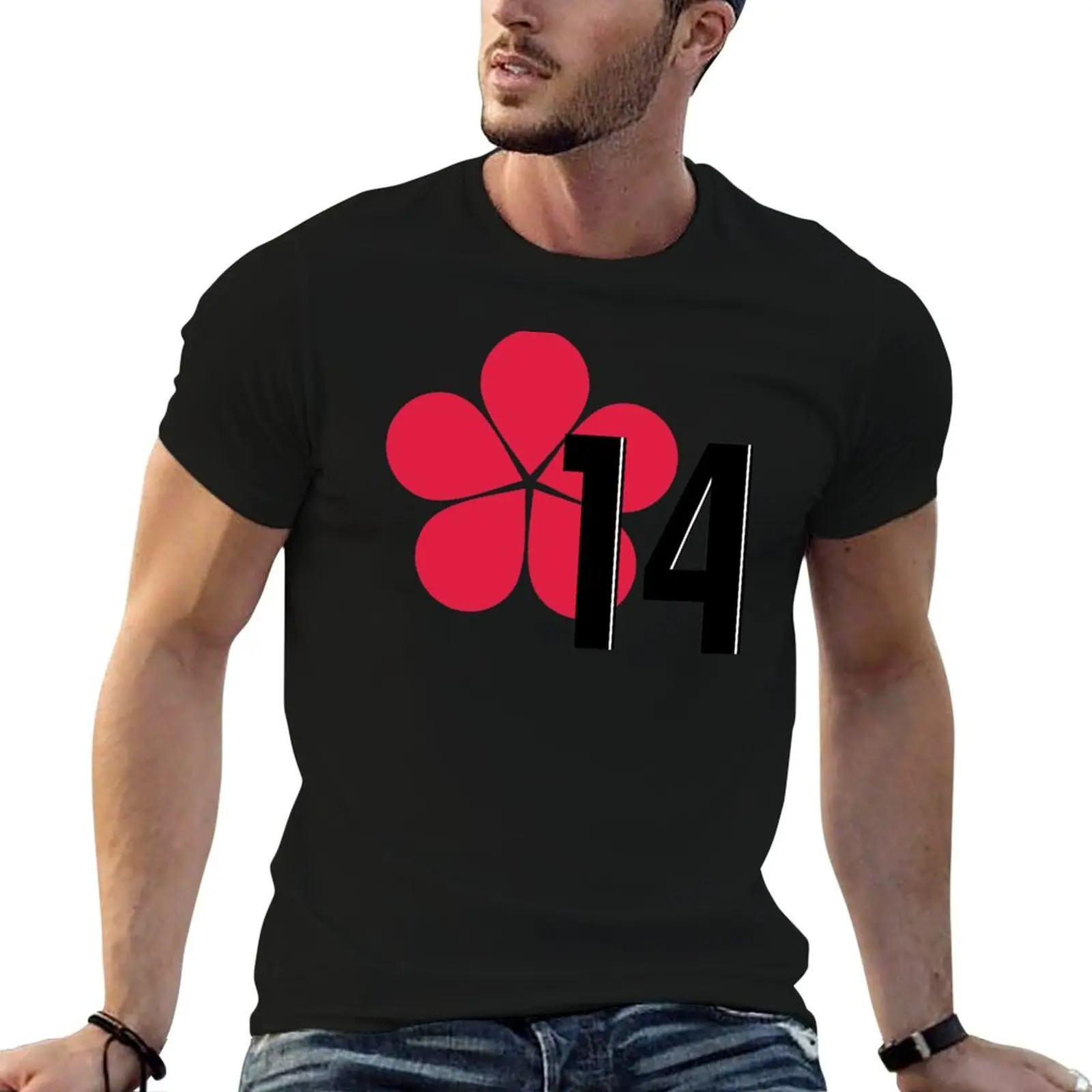 Flower 14 Kawakami's bikini tee T-Shirt Large Size Breathable Tee