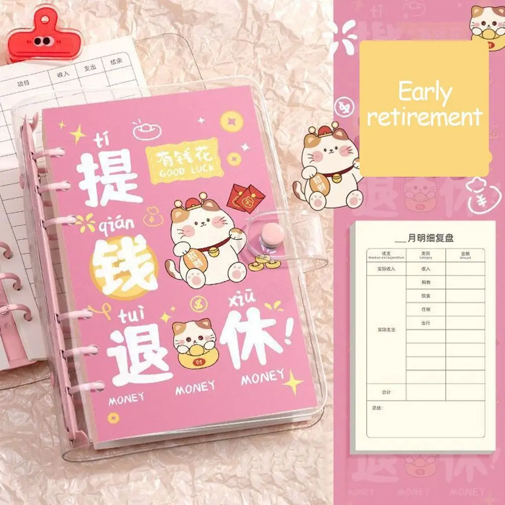 Menghemat Uang Amplop Tantangan Menghemat Uang Pengikat Tabungan PVC Kapasitas Besar Tantangan Tabungan Pengikat Mini Portabel Tahan Air