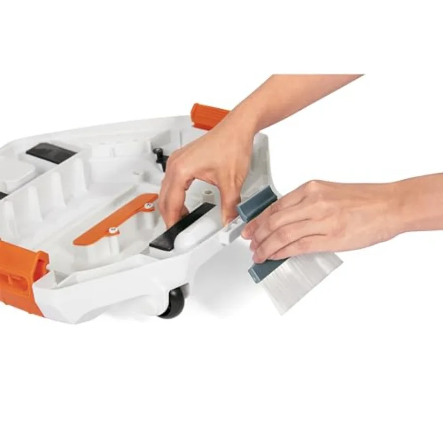 Draadloze robotstofzuiger voor zwembaden met directioneel jetsysteem LED-licht Watersensoren Flowclear Aquarover 58623E Transpa