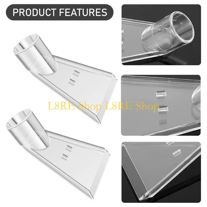 L8RE แพ็คของหัวฉีดเบาะ 2 หัวฉีดน้ำดูดซับหัวพลาสติกหัวฉีดพลาสติกอุปกรณ์เสริม