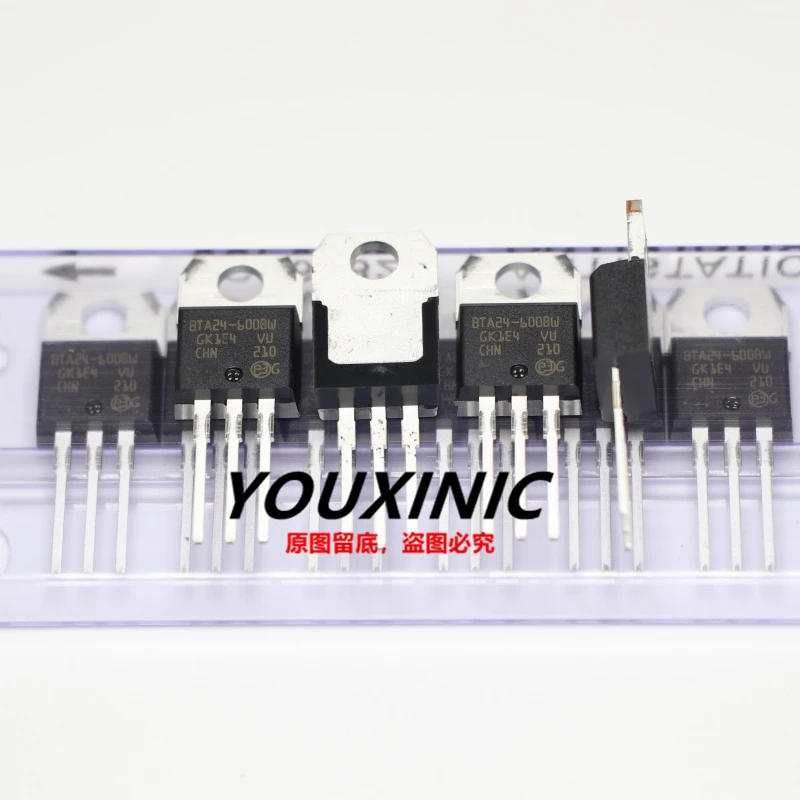 YOUXINIC 2022+ 100% New Imported Original BTA24  BTA24-600BWRG BTA24-600BW   BTA24-600CWRG BTA24-600C TO-220  Transistor 600V24A