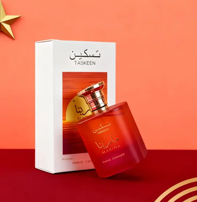 Paris Corner Taskeen Marina convient aux hommes et aux femmes, avec du parfum de musk et de bois, adapté aux rassemblements quotidiens, enh
