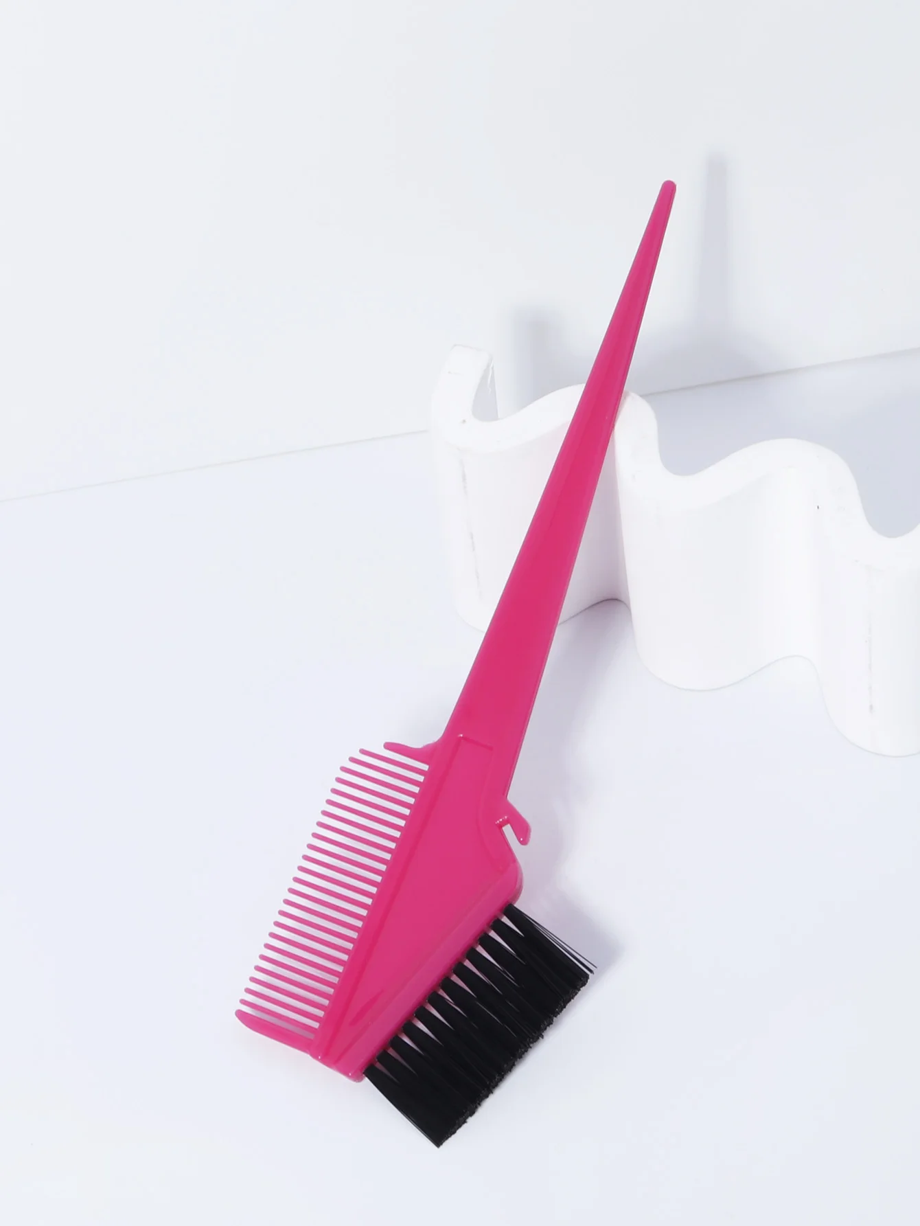 Friseur-Haarfärbepinsel, Doppelseitiger Haarfärbepinsel, Salon- und Heimwerkzeuge für Haaraccessoires, Speziell für Echthaar-Perücken – Detail 7