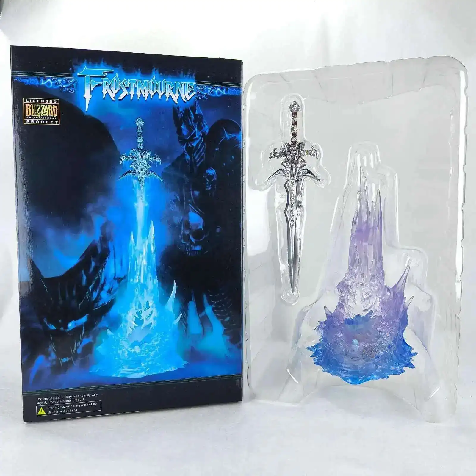 سلاح Menethil's WOW Arthas Frostmourne السيف مع إضاءة LED Starz عمل نموذج لجسم اللعب سطح المكتب هدية مزخرفة للأطفال #2