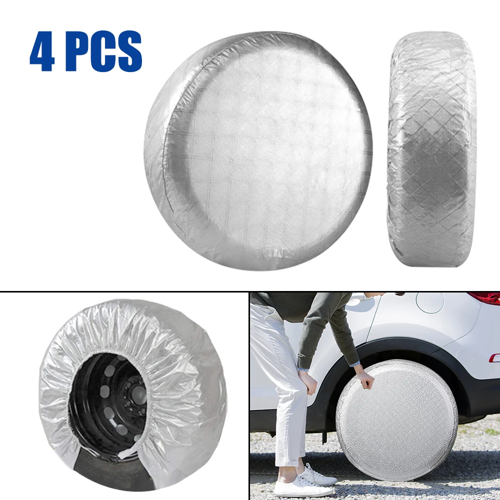 

4 Pcs Vehicle Wheel Protector Car-Styling 27-29 inch For RV Truck Camper Trailer Tyre Storage Bag Universal Car Tire Covers