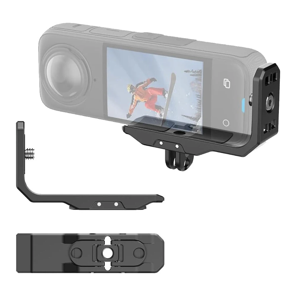 

Horizontal Quick Release Mount for Insta360 X5 X4,L-shape Conversion Bracket with Magnetic Mounting Adapter Fits Accessories