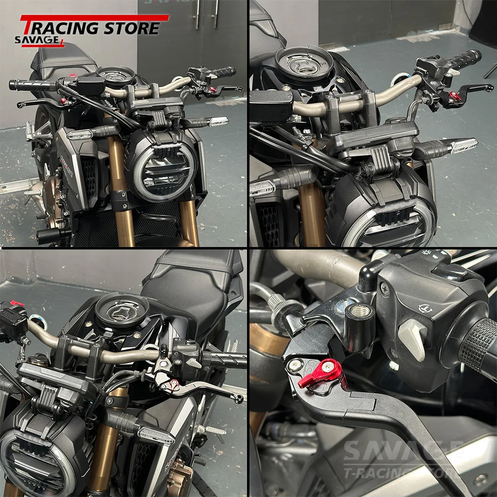 Motorycle Adjustable Foldable Handle Short Brake Clutch Levers For Honda CB650R CBR650R CB CBR 650R Hand Control Kit Accessories