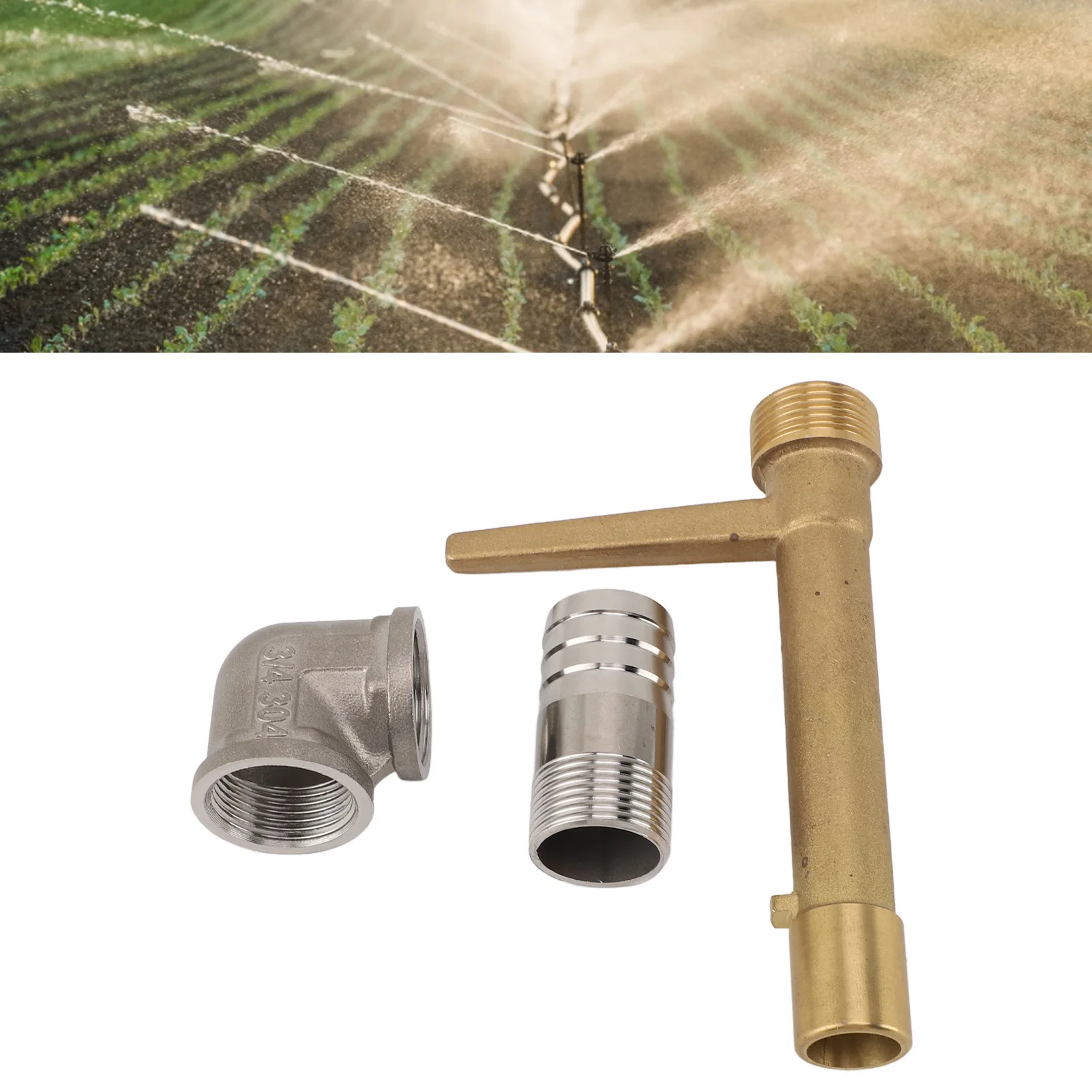 

Quick Coupler Key Tool G3/4 Rustproof Leakage Proof Hose Coupling Valve Key For Garden Yard Sprinkler Irrigation