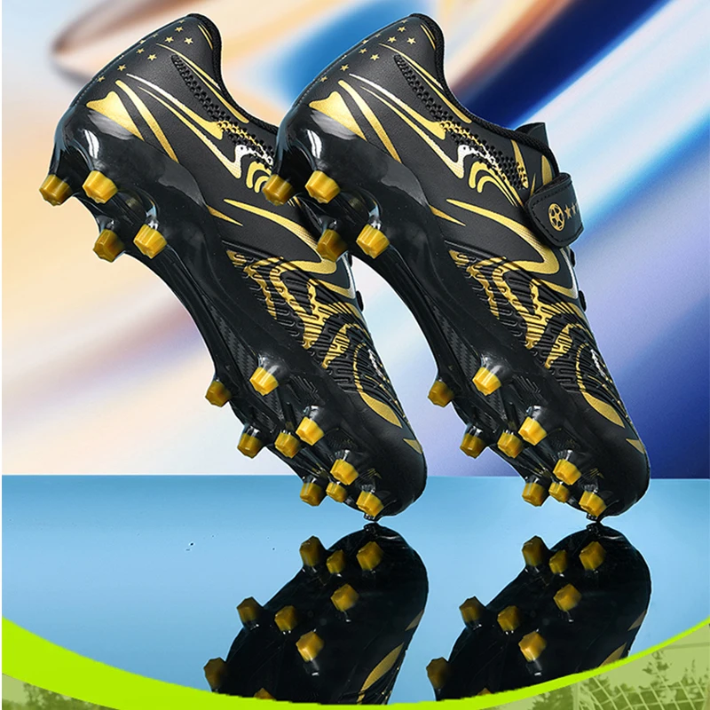 

Children's Football Shoes School Training Shoes Outdoor Lawn Youth Student Soccer Shoes 31-38#