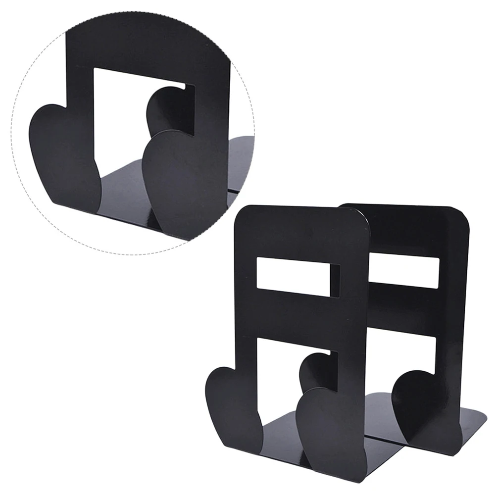 

Metal Book Organizer Creative Bookend Stand Books Classification Folder Bookends
