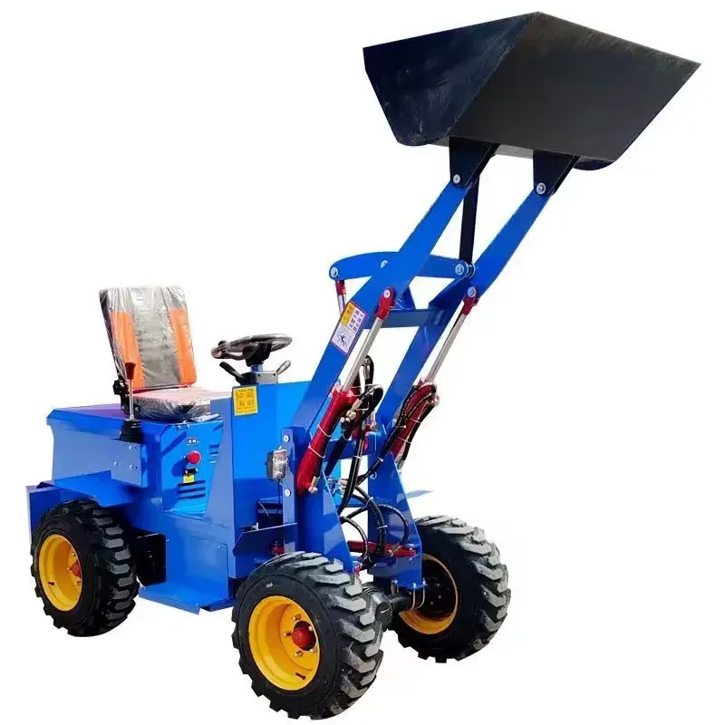 

Diesel small forklift four-wheel drive electric loader farm manure cleaning agricultural construction site small