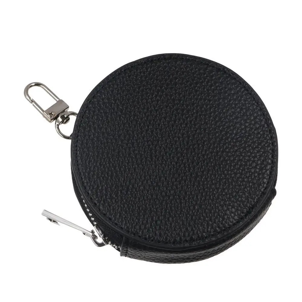 نجمة بو الجلود محفظة نسائية للعملات المعدنية سستة حقيبة قلادة المفاتيح محفظة مستديرة حافظة للبطاقات سماعة حقيبة صغيرة حقيبة التخزين الأطفال/الطلاب #4