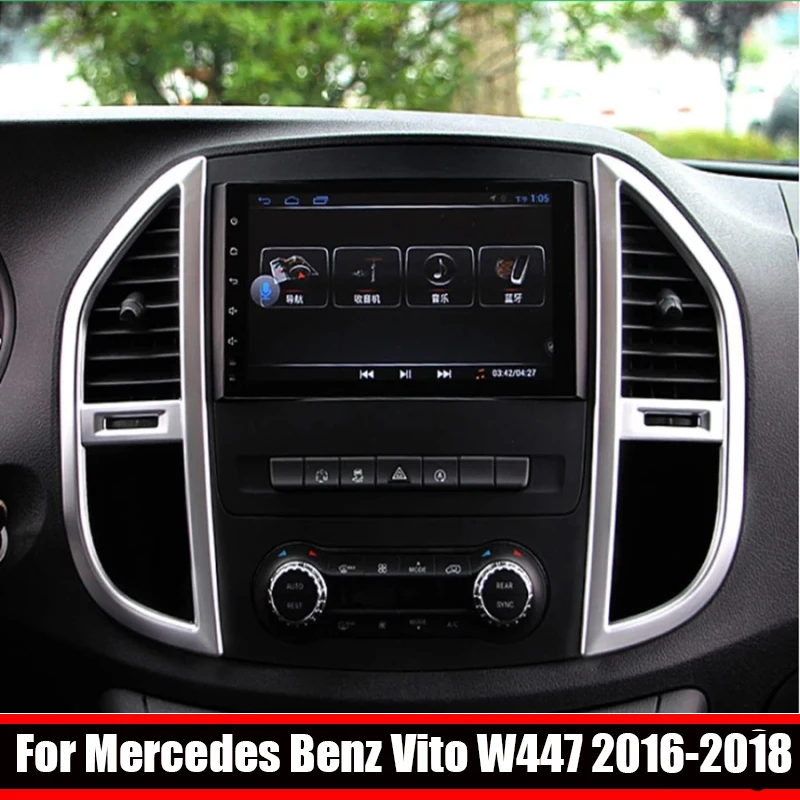 For Mercedes-Benz Vito W447 2014 -2019 Window swtich / door Handle Bowl / Water Cup /air vent Cover Trim Interior Accessories