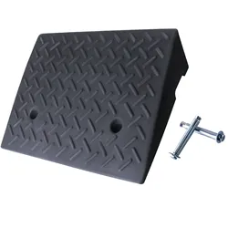 Rampa de goma de alta resistencia para coche, accesorio ligero de 500x380x140mm, 2 piezas