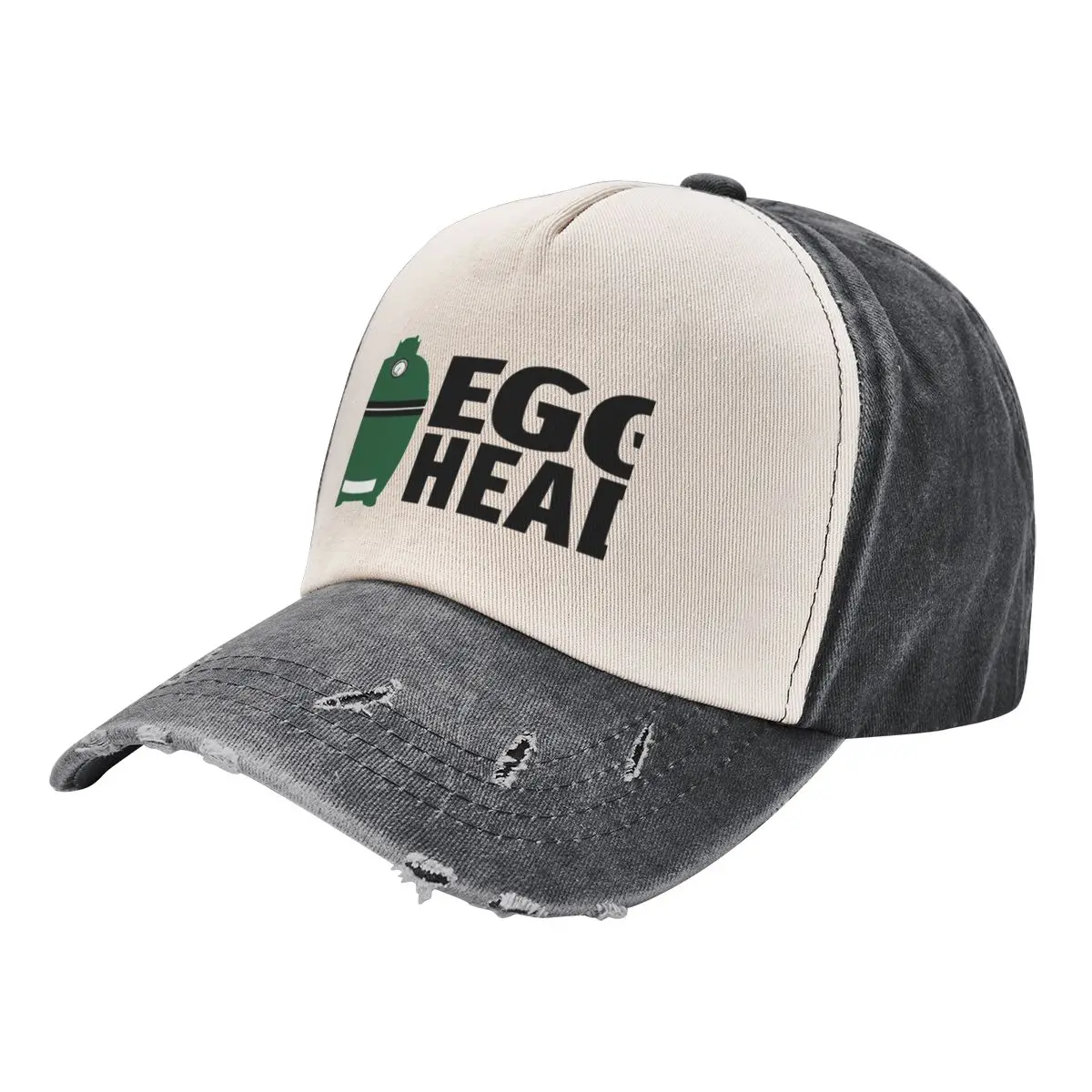 

Living the Egg Life EggHead Funny Dad BBQ Grilling T-Shirt Baseball Cap Horse Hat Hat Beach Men Golf Wear Women's