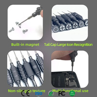 6 in1 High Hardness Precision Torque Screw Driver Anti Slip Teeth Screwdriver for iPhone Android phone Disassembly Repair Tools