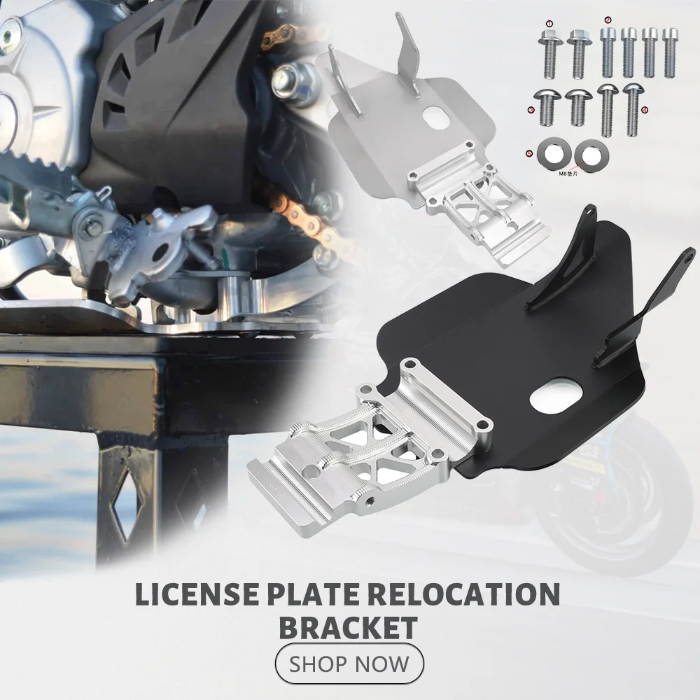 

For Honda CRF110F 2013 - 2019 2020 2021 2022 2023 2024 2025 CRF 110 F Motorcycle CNC Aluminum Billet Cradle and Skid Plate Set