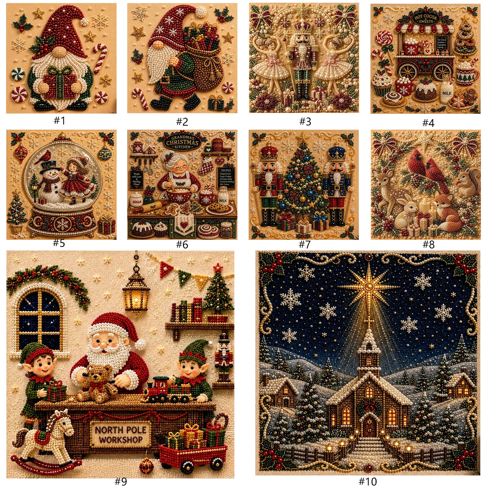 DIY Pearl Diamond Painting Kit - Resin Art With Wood review and price