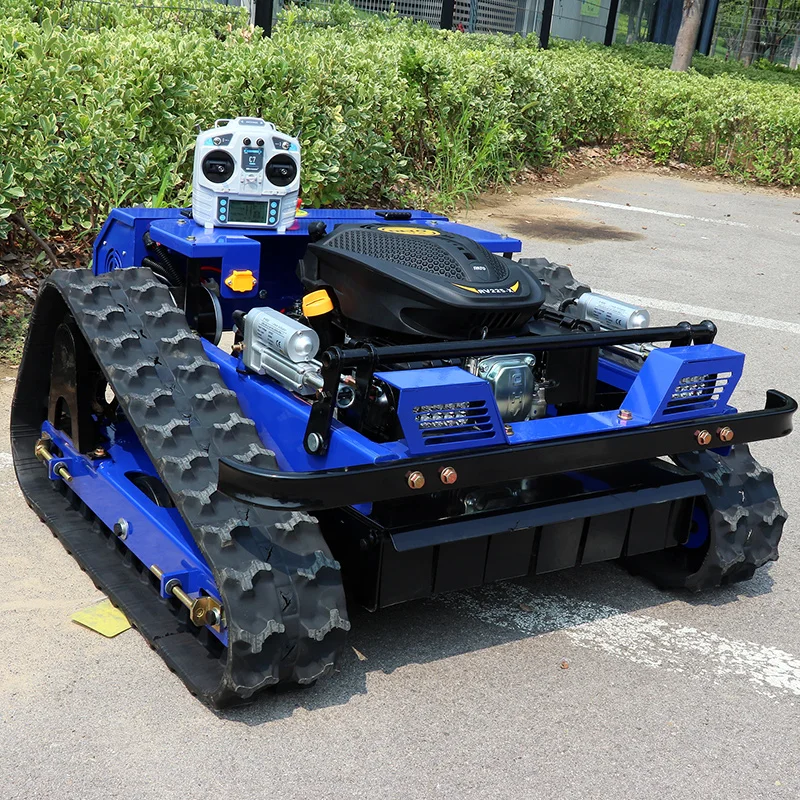 맞춤형 원격 제어 무선 자주식 잔디 깎는 로봇 4행정 다기능 잔디 트랙터