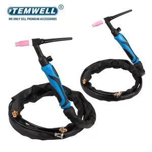 Gaz Tungsten Ark Kaynak Tabancası, meşale, TIG kaynağı, hava soğutmalı, GTAW, WP-26 ve Argon, WP26, 4m, 13ft 12-en çok satan, meşale, tıg kaynağı, yüksek frekanslı №10