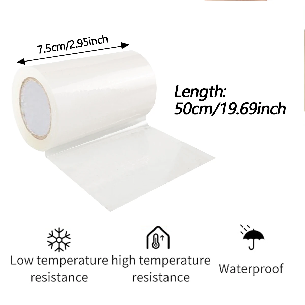 TPU ซ่อม Air Leakage เทปโปร่งใสซ่อม Patch Inflatable ผลิตภัณฑ์ซ่อม Patch Inflatable ว่ายน้ําวงกลมเทปซ่อม